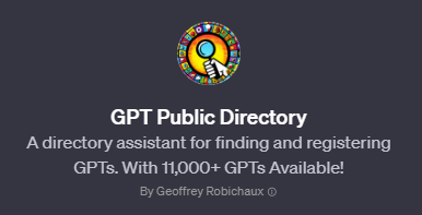GPT Public Directory, Gpts for productivity