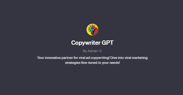 Copywriter GPT
