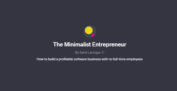 The Minimalist Entrepreneur CHATGPET SCREENSHOT, Best GPTs for Business 